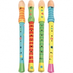 Muzikinis instrumentas - medinė fleita vaikams
