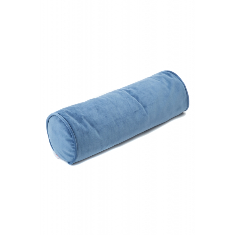 Ruloninė pagalvėlė (mėlyna) Roll velvet deep blue