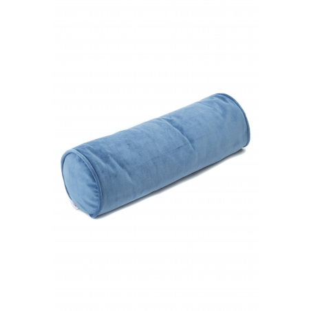 Ruloninė pagalvėlė (mėlyna) Roll velvet deep blue