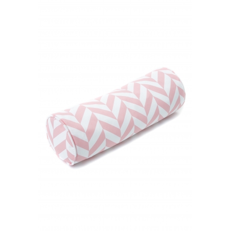 Ruloninė pagalvėlė "Eglutė" (rožinė) Roll Pink Herringbone