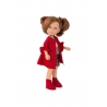 Lėlytė Carole su raudonu paltuku, 36 cm